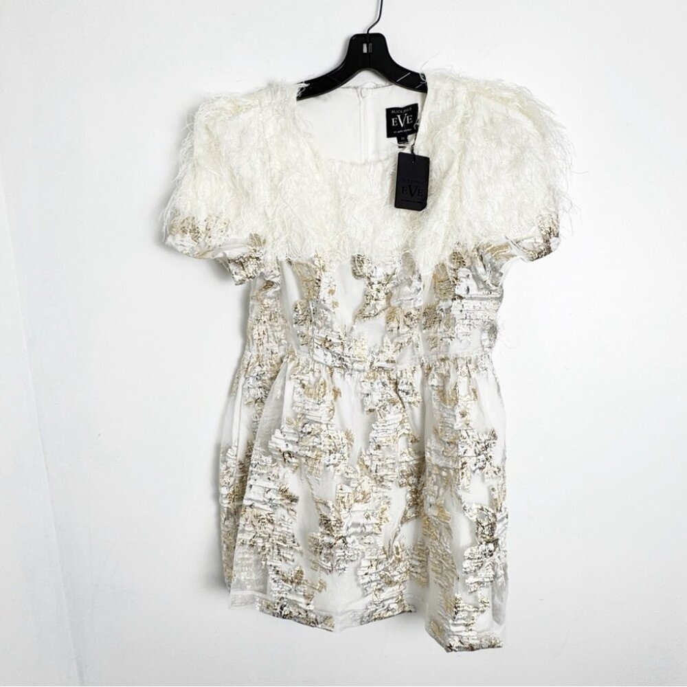 NWT Black Halo Chadwick Mini DressSize 14 - Picture 4 of 9